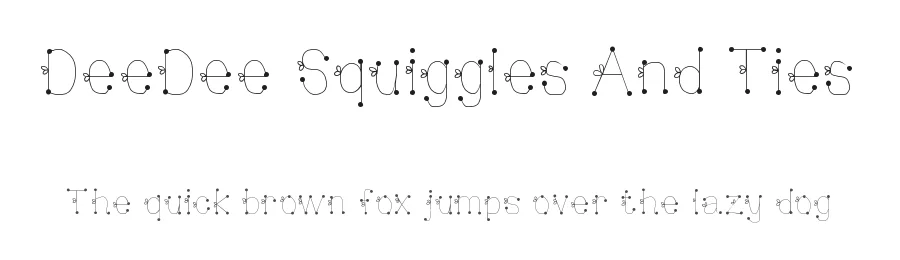 DeeDee Squiggles And Ties