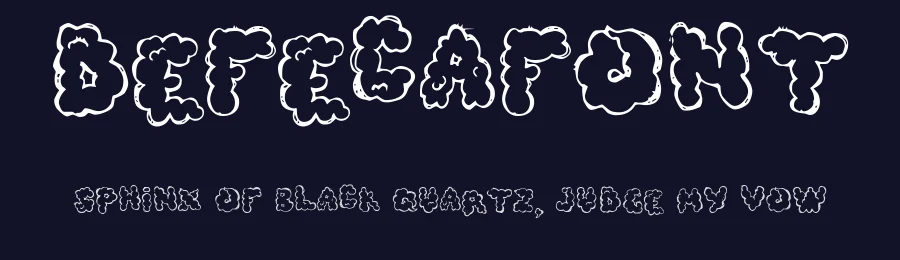 Defecafont by Putis Mayer — Decorative Font — thumbnail 2