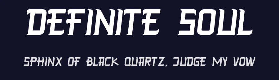 Definite Soul by MJB Letters — Sans Serif Font — thumbnail 2