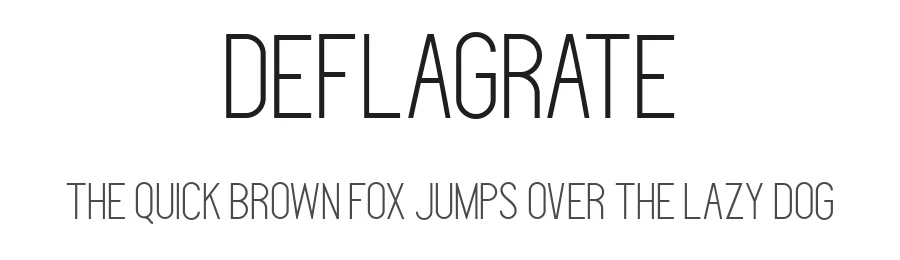 Deflagrate