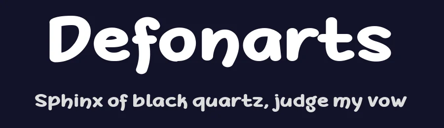 Defonarts by 7NTypes — Script Handwritten Font — thumbnail 2