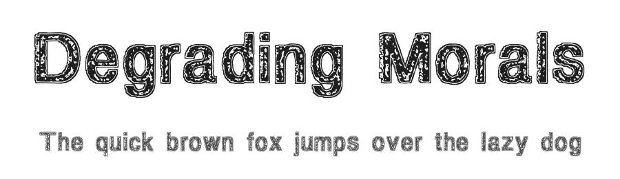 Degrading Morals