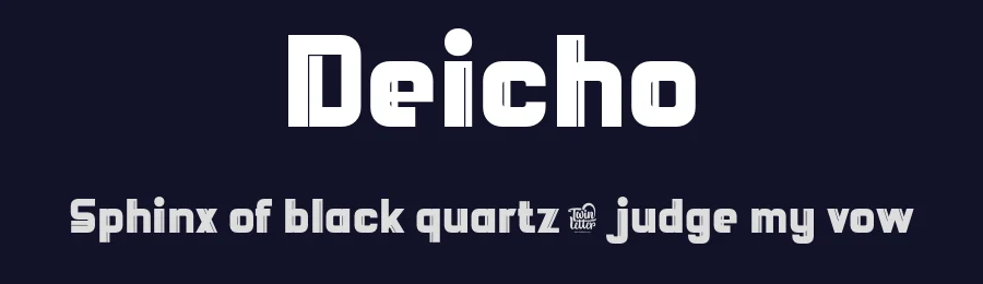 Deicho by twinletter — Sans Serif Font — thumbnail 2