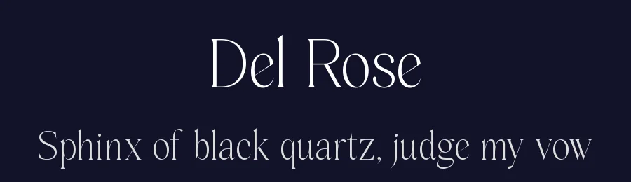 Del Rose by Sign Studio — Decorative Font — thumbnail 2