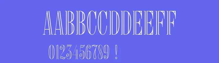 Delacorso Outlines by Sharkshock — Decorative Font — thumbnail 3