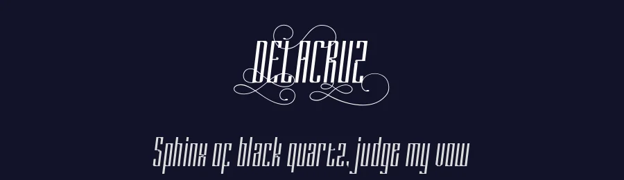 Delacruz by PutraCetol Studio — Decorative Font — thumbnail 2