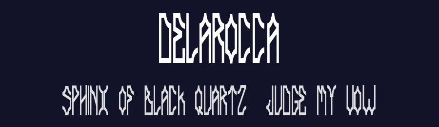 Delarocca by Delarocca — Decorative Font — thumbnail 2
