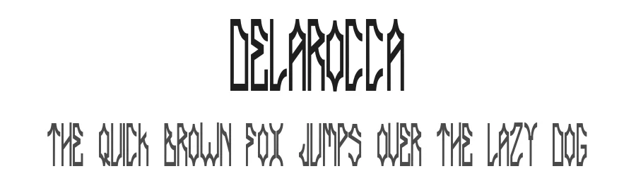 Delarocca by Delarocca — Decorative Font