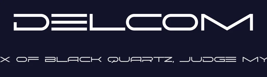 Delcom by Albert Kalingga — Display Font — thumbnail 2
