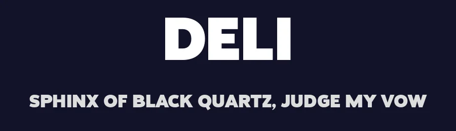 Deli by Faqih Fawaji — Sans Serif Font — thumbnail 2