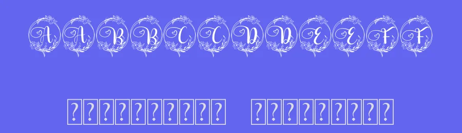 Delia Monogram by Perspectype Studio - Letterena.com — Decorative Font — thumbnail 3