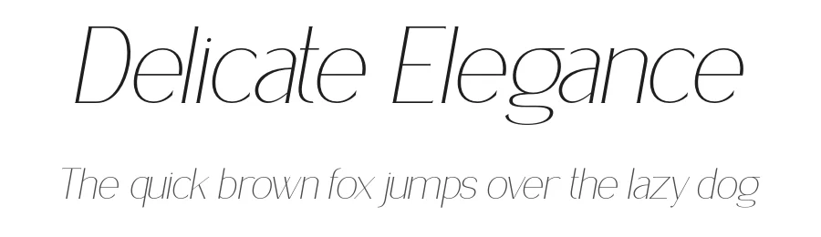 Delicate Elegance by Muhammad Yafinuha — Serif Font
