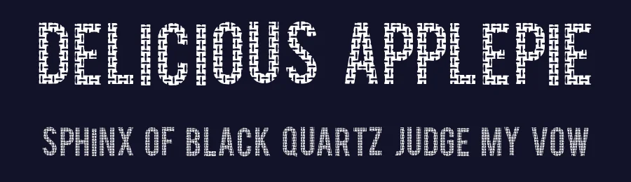 Delicious Applepie by Xerographer Fonts — Decorative Font — thumbnail 2