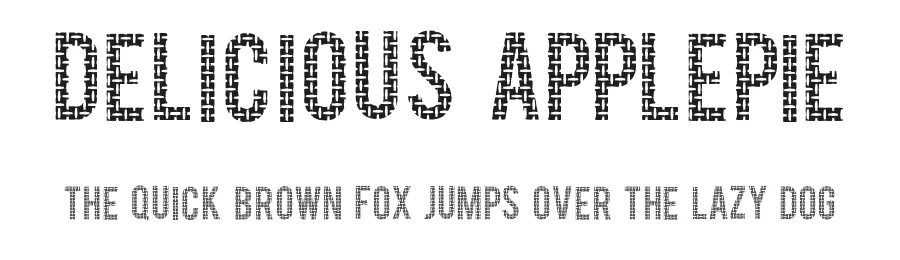 Delicious Applepie by Xerographer Fonts โ Decorative Font