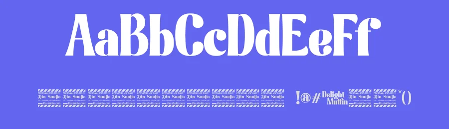Delight Muffin by Nathatype — Serif Font — thumbnail 3