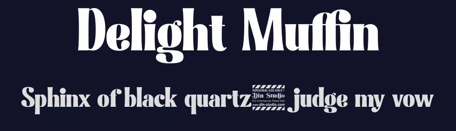 Delight Muffin by Nathatype — Serif Font — thumbnail 2