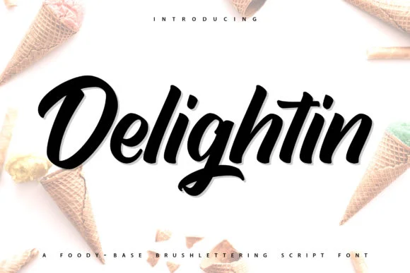 Delightin Font by Vunira — Script Handwritten Font