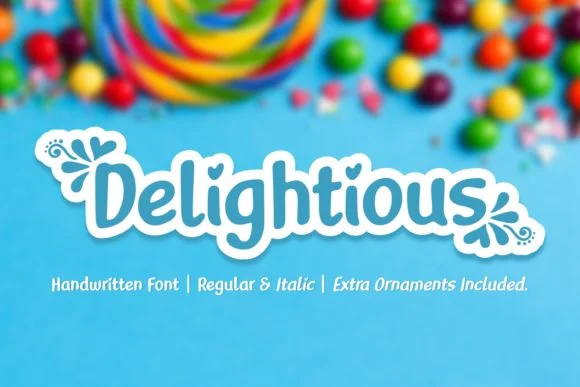 Delightious Font by Jasm (7NTypes) — Script Handwritten Font