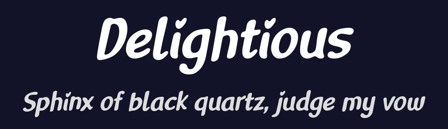 Delightious by 7NTypes — Script Handwritten Font — thumbnail 2