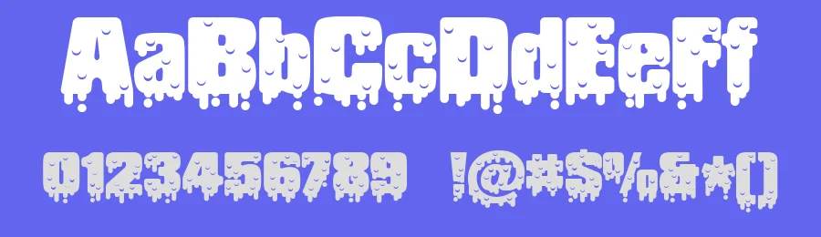 Deliquescent by TracerTong Fontworks — Decorative Font — thumbnail 3