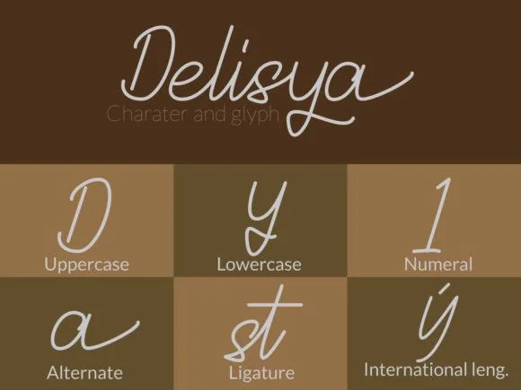 Delisya Font by Mytype Studio — Script Handwritten Font — thumbnail 2
