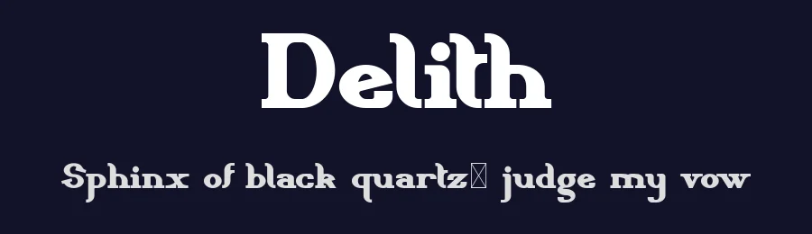 Delith by NihStudio — Sans Serif Font — thumbnail 2