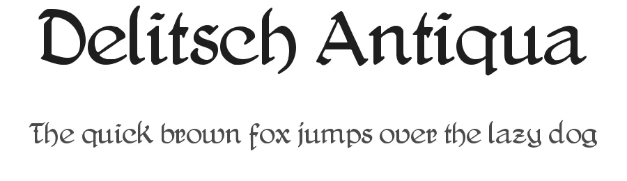 Delitsch Antiqua