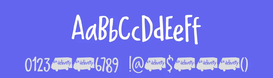 Delivery Note by Hanoded — Script Handwritten Font — thumbnail 3