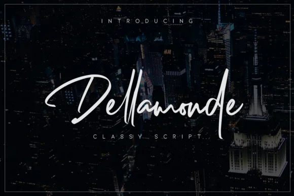 Dellamonde Script Font by MLKWSN studio β Script Handwritten Font