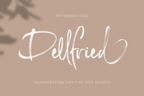 Dellfried Font by getstudio — Script Handwritten Font