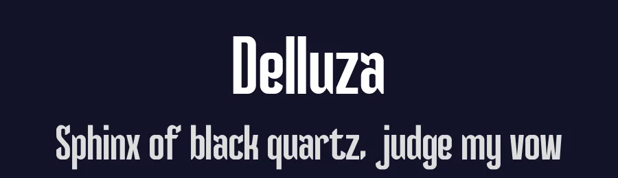 Delluza by Almarkhatype — Sans Serif Font — thumbnail 2