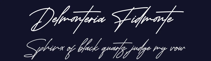 Delmonteria Fidmonte by Perspectype Studio - Letterena.com — Script Handwritten Font — thumbnail 2