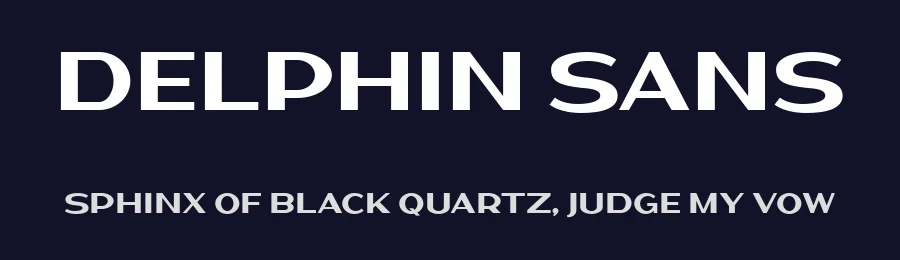 Delphin Sans by Typebae Foundry — Sans Serif Font — thumbnail 2