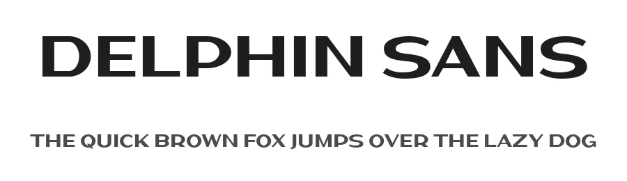 Delphin Sans by Typebae Foundry — Sans Serif Font