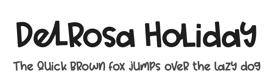 Delrosa Holiday by Perspectype Studio - Letterena.com β Decorative Font