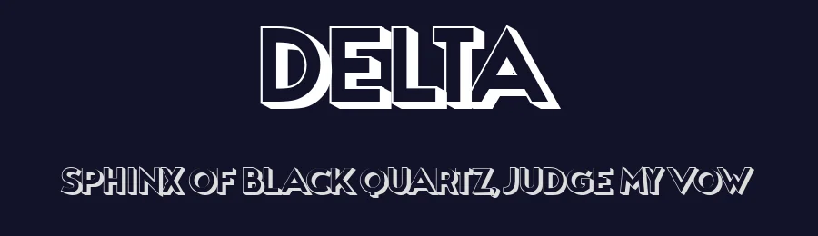 Delta by Vladimir Nikolic — Sans Serif Font — thumbnail 2