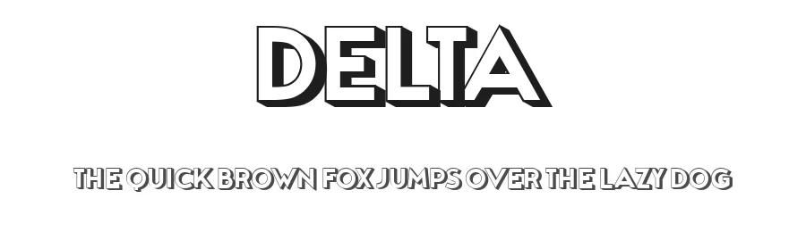 Delta by Vladimir Nikolic β Sans Serif Font