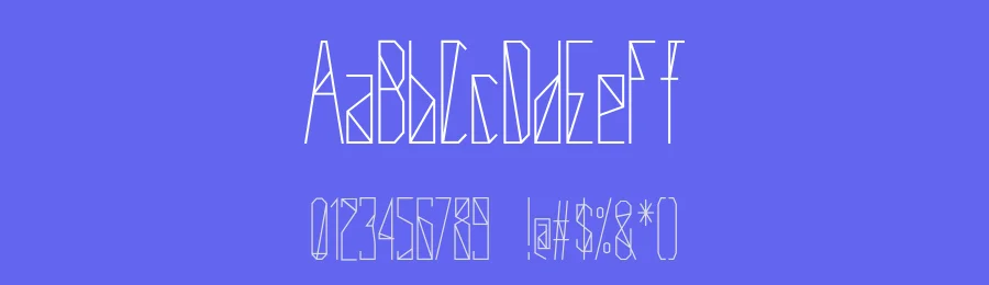 Delta Universe by green egg — Display Font — thumbnail 3