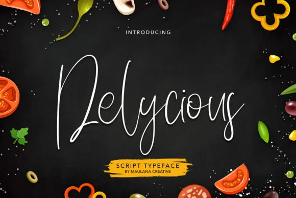 Delycious Font by Maulana Creative — Script Handwritten Font