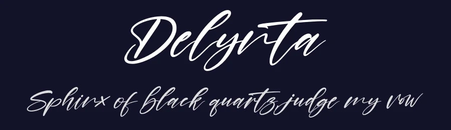 Delynta by Perspectype Studio - Letterena.com — Script Handwritten Font — thumbnail 2