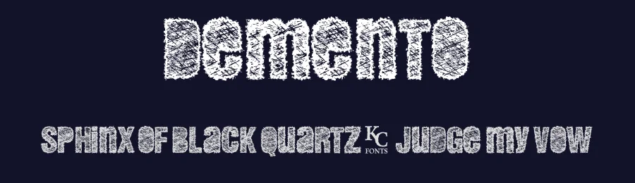 Demento by KC Fonts — Decorative Font — thumbnail 2