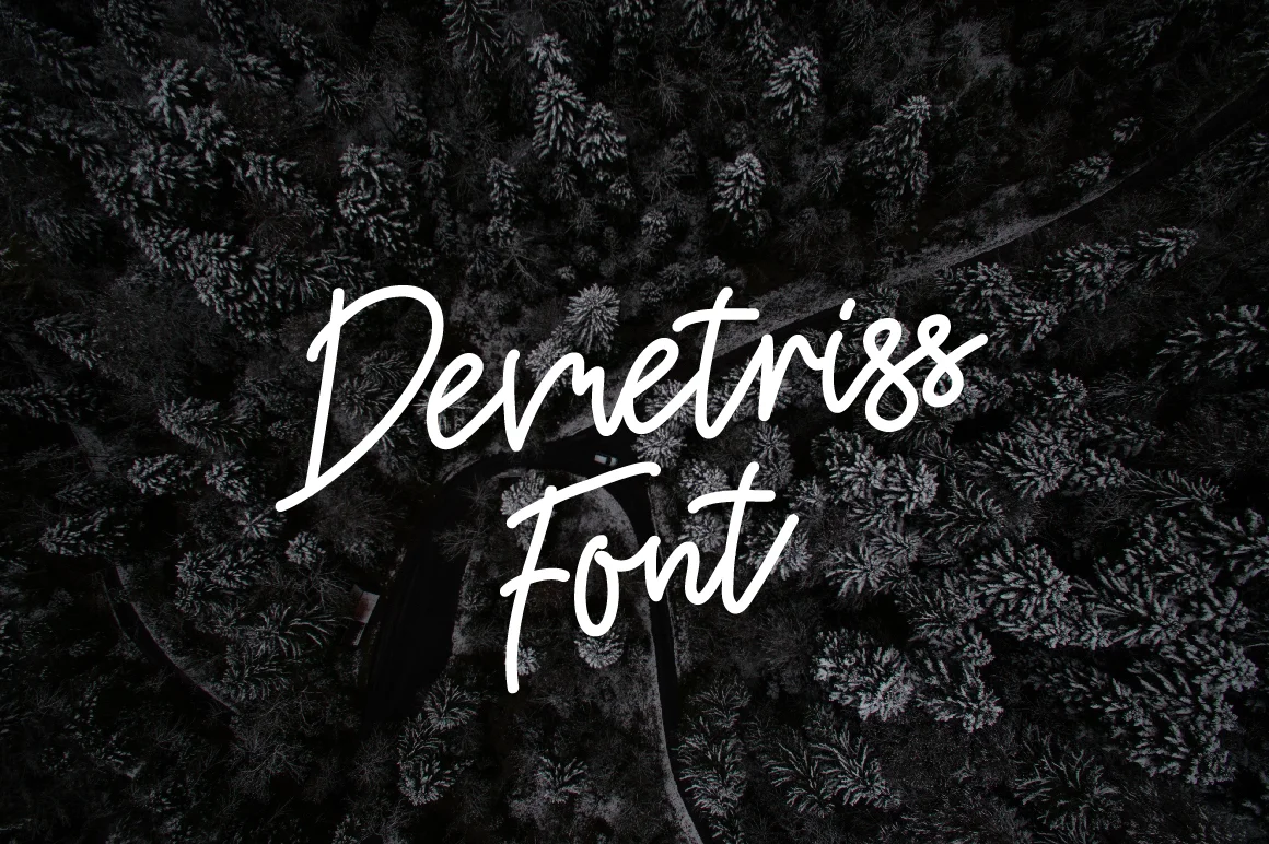 Demetriss Font by ChekArt — Script Handwritten Font