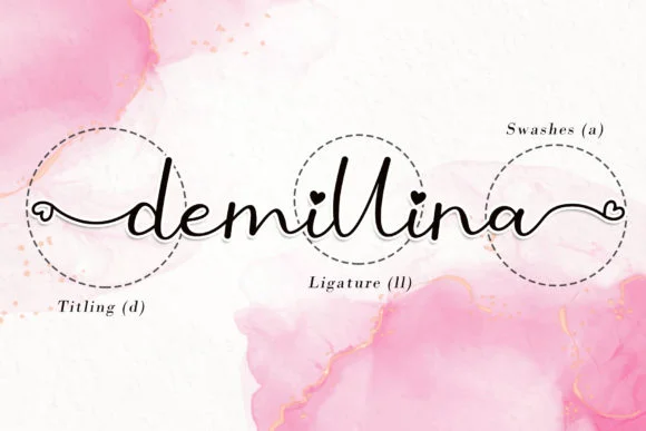 Demillina Font by AEN Creative Studio — Script Handwritten Font — thumbnail 8