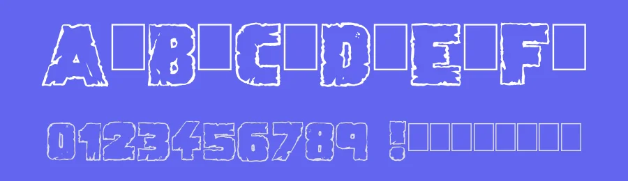 Demolition Crack by imagex — Decorative Font — thumbnail 3