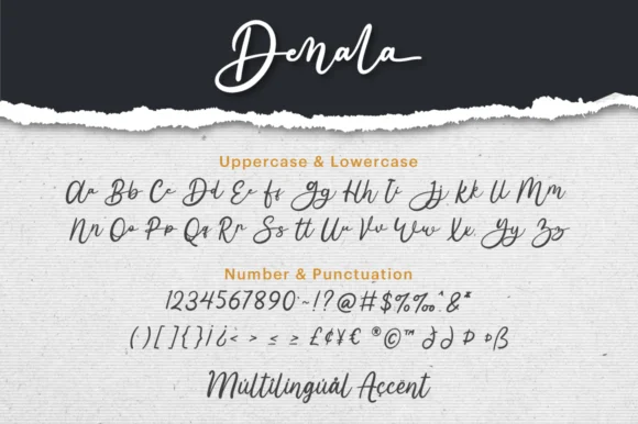 Denala Font by attypestudio — Script Handwritten Font — thumbnail 6