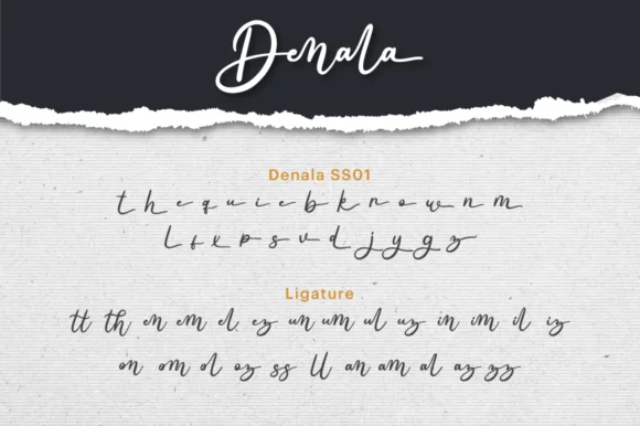 Denala Font by attypestudio — Script Handwritten Font — thumbnail 7