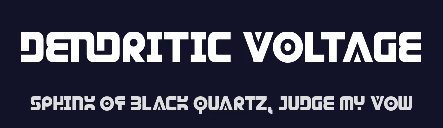 Dendritic Voltage by Typodermic Fonts — Display Font — thumbnail 2