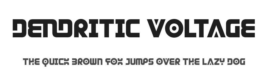Dendritic Voltage by Typodermic Fonts — Display Font