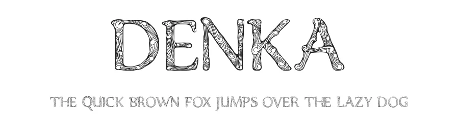 Denka by Digital Typeface Studio — Decorative Font