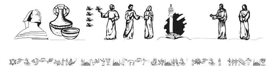 DenkMal by Manfred Klein — Dingbats Font
